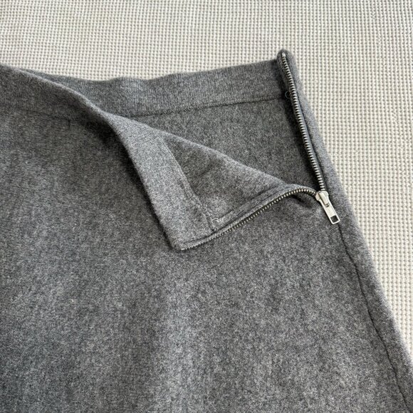 NWT Tahari Wool Skirt Women’s M Gray Capsule Career Minimalist Academia Twee - Picture 4 of 8